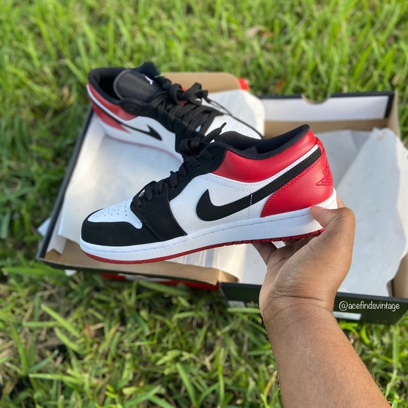 Air Jordan 1 Low Black Toe US Men’s Size 9.5